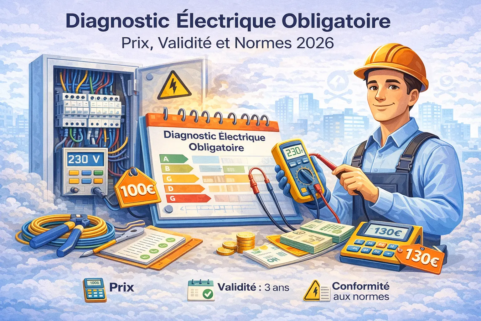 Diagnostic Électrique Obligatoire : Prix, Validité et Normes 2026
