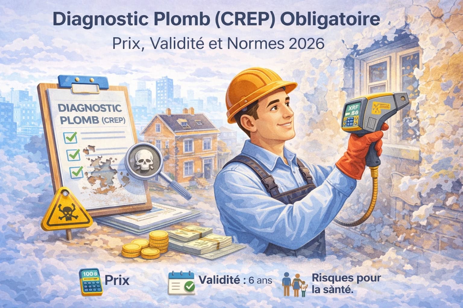 Diagnostic Plomb (CREP) Obligatoire : Prix, Validité et Normes 2026